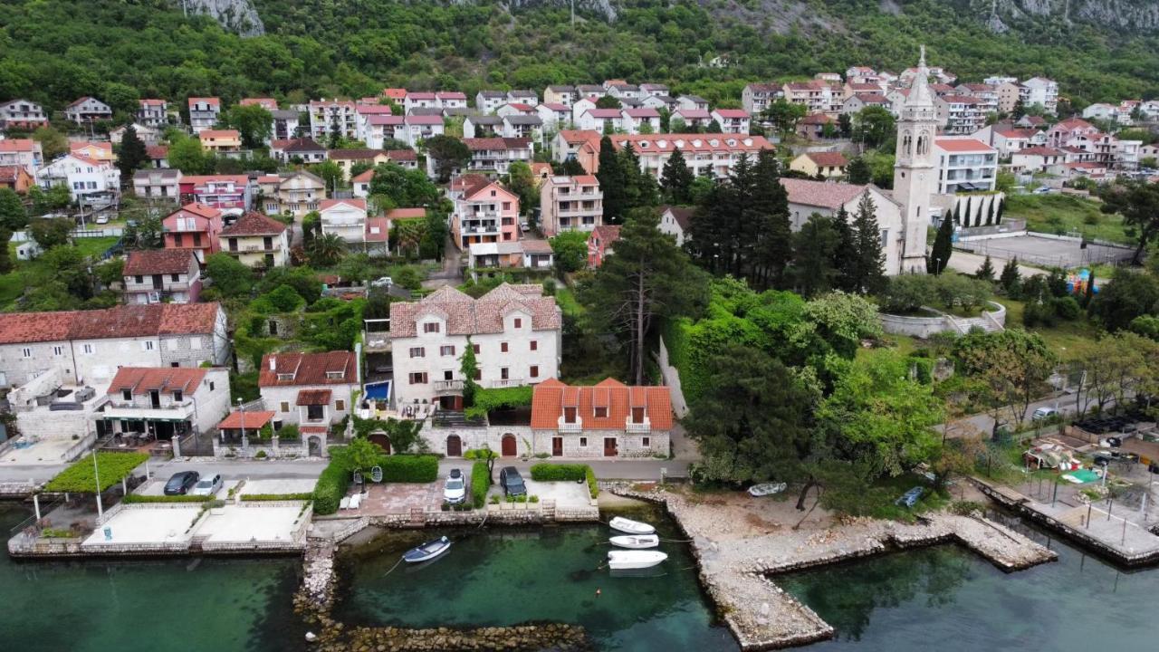 Villa Luxury Stone On The Sea With Private Pool And View Kotor Exteriör bild
