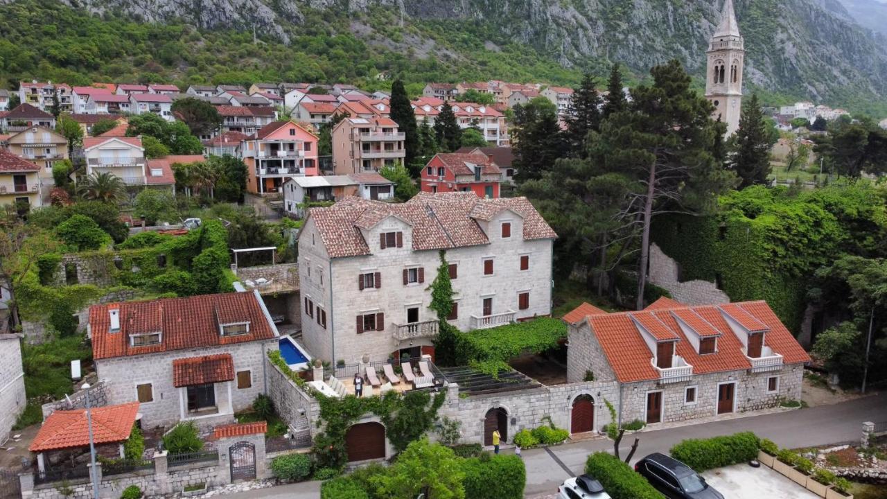 Villa Luxury Stone On The Sea With Private Pool And View Kotor Exteriör bild
